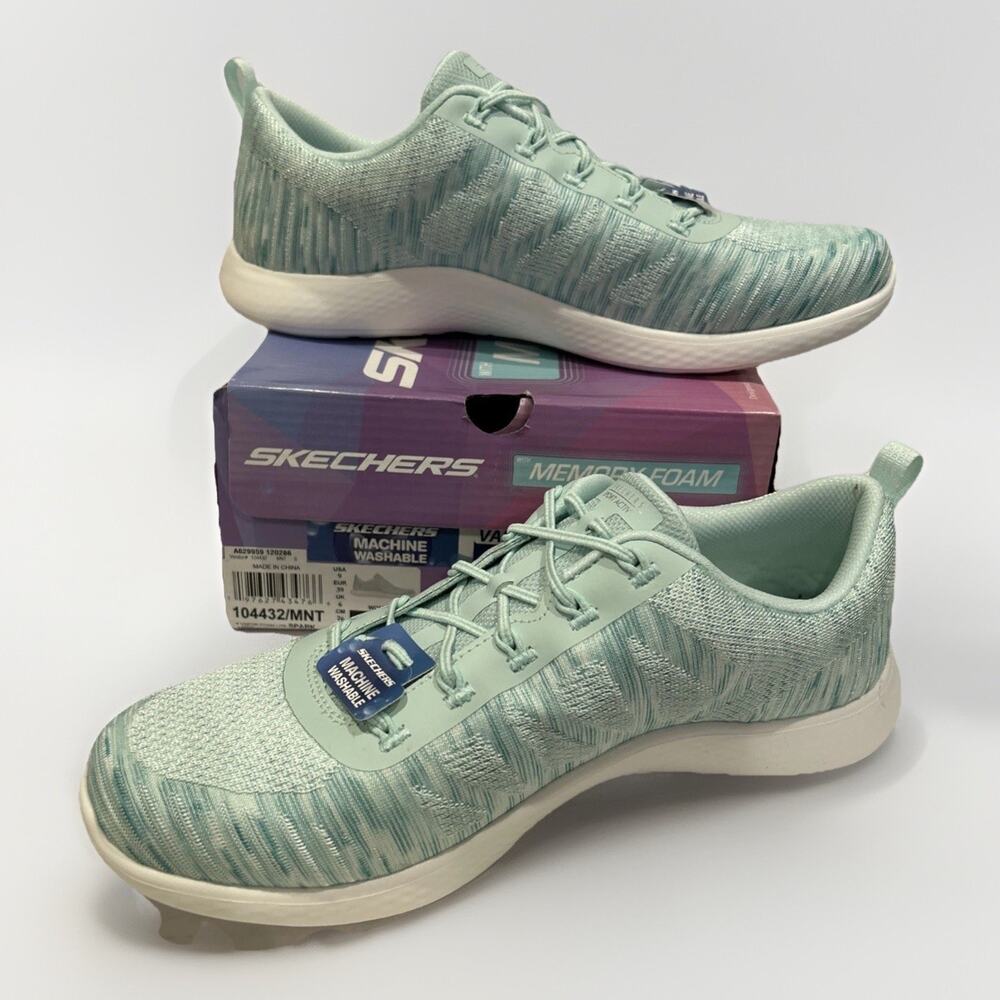 NIB =Skechers Vapor Foam Lite Spark Sneakers Women's 9m Mint Slip-on MINT